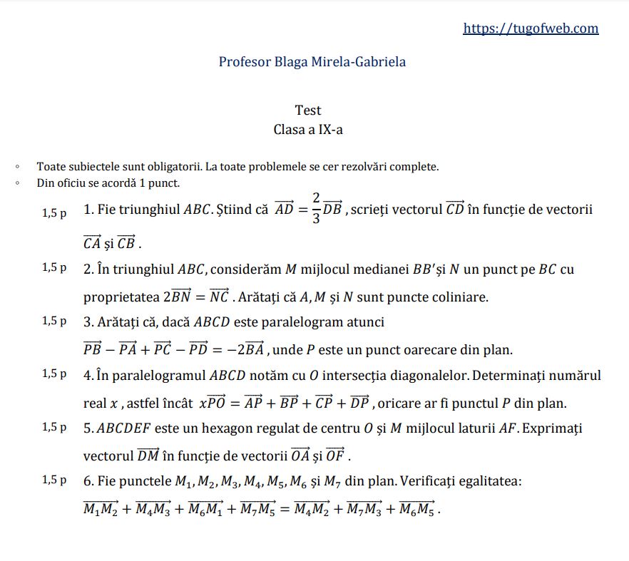 9 Test Vectori – Tug Of Web